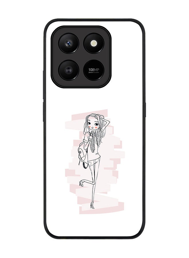 Stylizedd For Honor X7d 4G / X7d 5G / 400 Smart Case,Slim fit Camera Protection, Shockproof Thin Phone cover  - Teen Star - Image 1